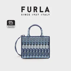 FURLA FURLA OPPORTUNITY MINI TOTE - TESSUTO JACQUARD ARCO ETNICO  LOGO+NASTRO JACQUARD, Women's Handbag