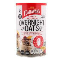 Flahavans Overnight Oats Apple and Rasberry 450g. Cereal Breakfast cereals Free Shipping