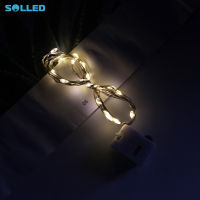 SOLLED ไฟ Led เชือก3โหมดกันน้ำ Bendable นางฟ้าไฟสำหรับห้องนั่งเล่นห้องนอนตกแต่งสวน