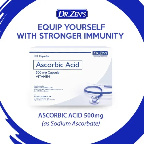 Dr. Zen's Ascorbic Acid 500mg (as Sodium Ascorbate) NonAcidic, Tummy Friendly Vitamin C Lazada PH