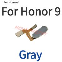 Novaphopat สำหรับ Huawei Honor 9 Honor9เซ็นเซอร์ตรวจสอบลายนิ้วมือสายยืดหยุ่นปุ่มบ้านปลดล็อคริบบิ้นกุญแจนิ้ว