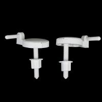 2pcs Plastic Toilet Seat Screws Fixings Fit Toilet Seats Hinges Repair Tools Mounting Screws Household Gadgets PP Board