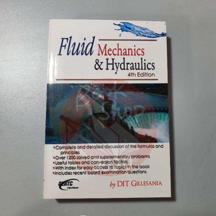 Fluid Mechanics & HYDRAULICS 4th Edition Lazada PH