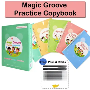 Writing Copybook Kids Handwriting Practice Book Children Reusable Groove  Magic Copybook 