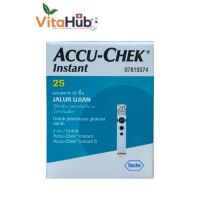 Accu-chek Instant แอคคิว-เช็ค อินสแตนท์ แถบตรวจน้ำตาล 25ชิ้น