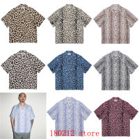 Newest Leopard Spot Series Print Graphic WACKO MARIA Shirt 2023 Summer Men Women Top Version Hawaii Beach Holiday Short Shirt