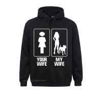 Fashion Your Wife My Wife Pitbull Design Funny Pitbull Lover Gift Pullover Hoodie Geek Sweatshirts WomenS Hoodies Hoods Summer Size Xxs-4Xl