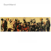 Eounthbard นารูโตะโปสเตอร์ยอดนิยมคลาสสิกญี่ปุ่นอะนิเมะตกแต่งบ้านผ้าไหมโปสเตอร์ภาพพิมพ์ตกแต่งผนัง