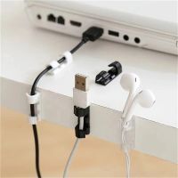 Universal Cable Organizer USB Cable Winder Desktop Tidy Cable Management Clips Cord Holder Wall Wire Manager Data Line Organizer Cable Management