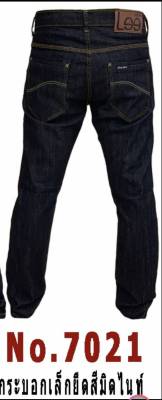 กางเกงยีนส์ยืด กางเกงยีนส์ ผ้ายืดชาย ขากระบอกเล็ก สี มิดไนท์และสี น้ำเงิน ผ้ายืด เกรด A เป้าเป็นกระดุม Size.28-52