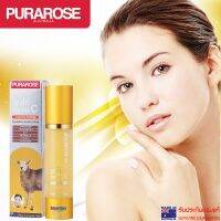 PURAROSE Gold Stem C Luxury Serum 50ml. เซรั่มรกแกะผสมทองคำและสเต็มเซลล์แอปเปิ้ลเขียวของแท้จากออสเตรเลียช่วยปรับผิวหน้ากระจ่างใสสูตรพรีเมี่ยม