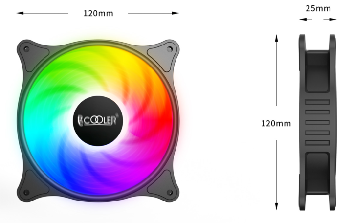 pccooler-fx-120-3-fans-dynamic-120mm-srgb-3pin-พัดลมระบายความร้อน-ของแท้-ประกันศูนย์-1ปี