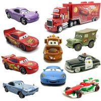 Lightning Mcqueen Luigi นายอำเภอไมเคิลวอลลิสรถยนต์พิกซาร์1 2ของเล่นโลหะผสมหุ่นโลหะ1:55รถของเล่นเด็กผู้ชายของขวัญสำหรับเด็ก