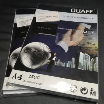 QUAFF Calling Card Paper (220/250GSM) - Comcard