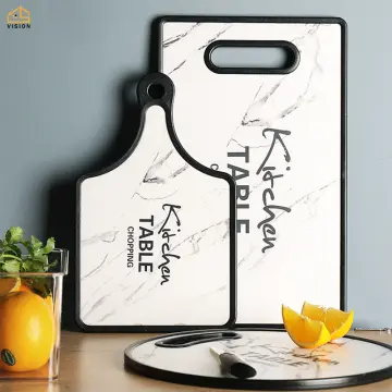 Small Plastic Hanging Chopping Board Kitchen Cutting Board with Handle -  China Plastic Cutting Board and Kitchen Chopping Board price