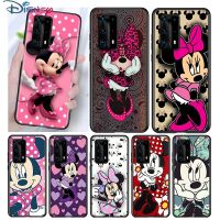 Minnie Mouse Cover For Huawei P50 P40 P30 P20 P10 Pro Lite P Smart Z 2021 2019 4G 5G Silicone Soft Black Phone Case Phone Cases