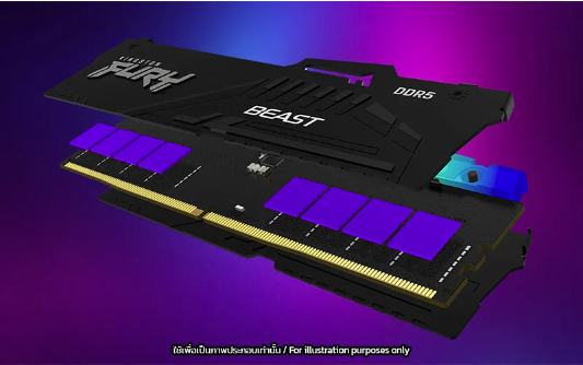 16gb-16gbx1-ddr5-5200mhz-ram-หน่วยความจำ-kingston-fury-beast-ddr5-rgb-amd-expo-black-kf552c36bbea-16