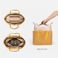 For Goryard Organizer Insert Nylon Inner Makeup Bag Female Zipper Linner Pouch Luxury Bag Woman Handbag Storage Shaper