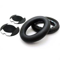 ► Renensin Black 1pair headphones Ear Pad Cushion 1 pair Ear ring cups For Bose QC15 QC25 QC35 QC2 AE2i AE2 Headphones pads