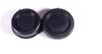 50Pairs camera Body cap + Rear Lens Cap for Nikon F-mount SLRDSLR Camera