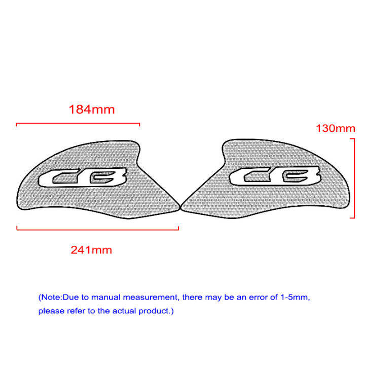สำหรับฮอนด้า-cb300r-cb650r-cb-300r-650r-2018-2020การป้องกันการลื่นถัง-pad-สติ๊กเกอร์ก๊าซเข่าจับฉุดด้าน-pad-รูปลอกป้องกัน
