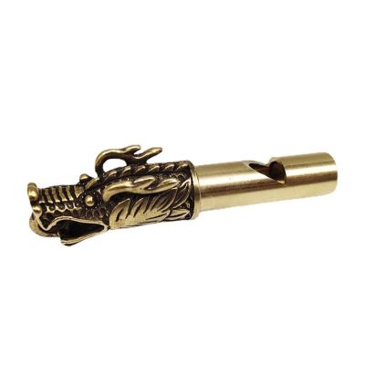 Safety Whistle Brass Emergency Whistle Loud Survival Whistle Keychain Training Sports for Camping Hiking Gifts Survival kits