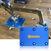 Professional Aluminum Alloy Clamp Plate Mounting Plate Wear Resistant Durable Carpenter Working Table Fixing Clamp with Screw