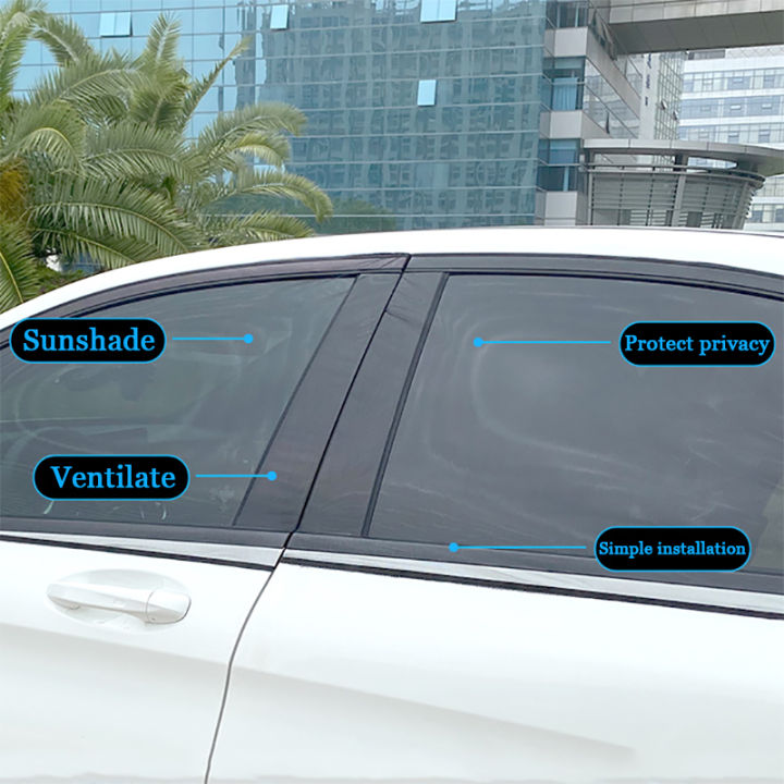 24ชิ้นรถหน้าต่างหน้าจอประตูครอบคลุมด้านหน้าด้านหลังหน้าต่างด้านข้างยูวีซันไชน์ปก-shade-ตาข่ายรถมุ้งกันยุงอุปกรณ์รถยนต์