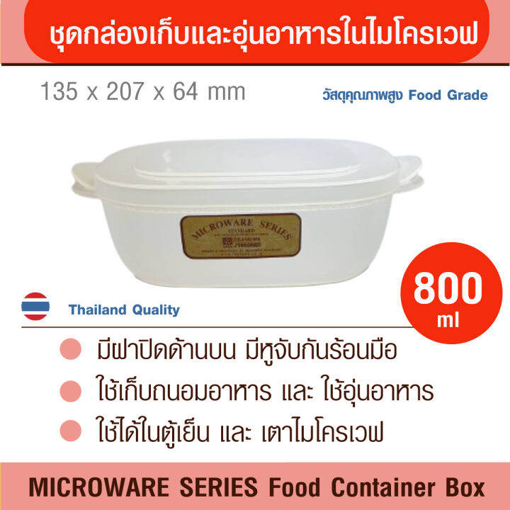 กล่องไมโครเวฟ-microwave-series-ชุดกล่องเก็บและอุ่นอาหารไมโครเวฟ-ขนาด-700-800-1250-2300-มล-มีฝาปิดด้านบน-มีหูจับสะดวก-ไม่ร้อนมือ-ภาชนะไมโครเวฟ-วัสดุ-hw-foodgrade