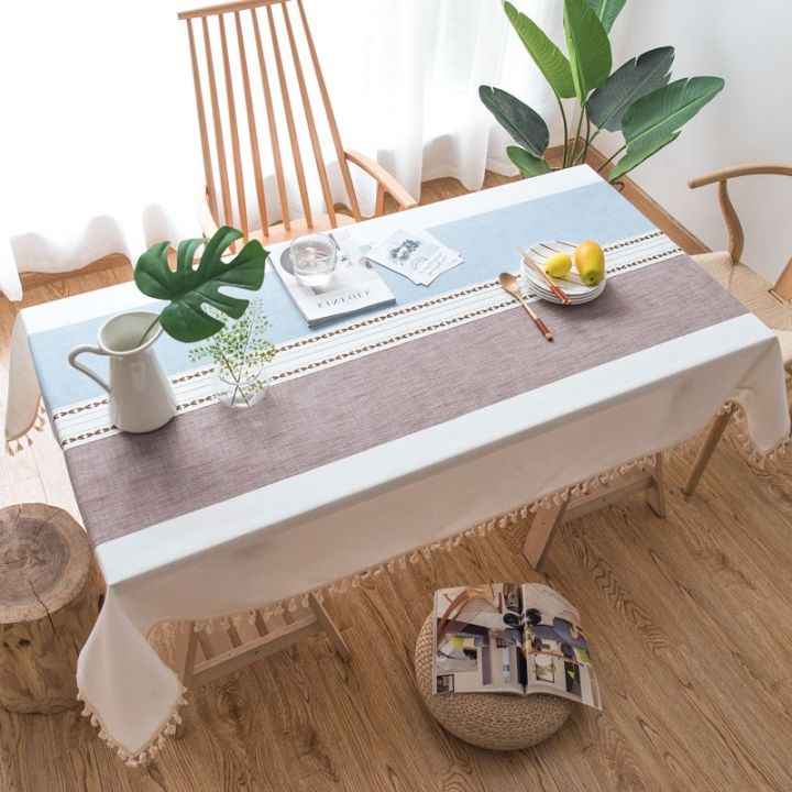 m-q-s-ผ้าปูโต๊ะ-ผ้าปูโต๊ะอาหาร-ผ้าปูโต๊ะขนาดเล็ก-ผ้าปูโต๊ะสี่เหลี่ยมจัตุรัสสำหรับใช้ในครัวเรือน-พิมพ์ลายสวยงาน-กันคราบสรกปก-ผ้าปูโต๊ะมินิมอล
