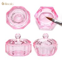 1PC Acrylic Nail Cup Acrylic Powder Liquid Crystal Glass Dappen Dish Lid Bowl Cup Holder Equipment Nail Tool For Nails Cups  Mugs Saucers