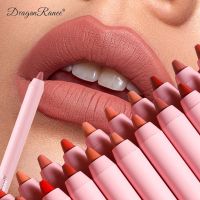 12 Colour Matte Lip Liner Pencil Carving Labial Makeup Lasting Brown Lip Liners Waterproof Lipstick Pen Lip Contouring Cosmetics Cables Converters