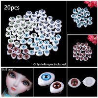 ZHUMUUP 20pcs 4 สี ตลก การทำหุ่นเชิด ของเล่นสัตว์ ตุ๊กตาเซฟตี้อาย เครื่องประดับ ตาไดโนเสาร์ งานฝีมือ DIY