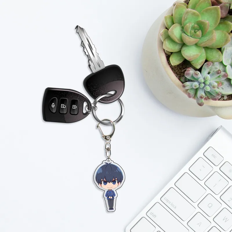 Anime BLUE LOCK Chaveiro Arcylic Keychain Figuras De Desenho Animado Isagi  Yoichi Bachira Meguru Kawaii Acessórios De Roupa De Presentes De Aniversário