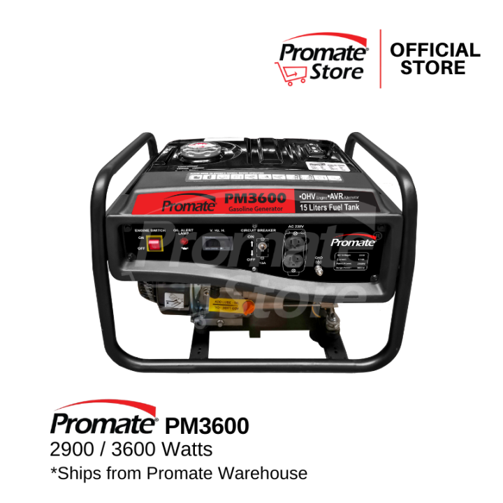 Promate PM3600 Gasoline Generator 3kVA Lazada PH