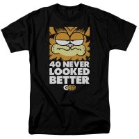 Garfield 40 Never Looked Better t Shirt Licensed Comic Book Cartoon Tee Black 2023 new popular