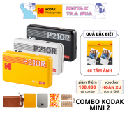 Combo Kodak Mini 2 Retro P210R - Hàng chính hãng - Bảo hành 1 năm