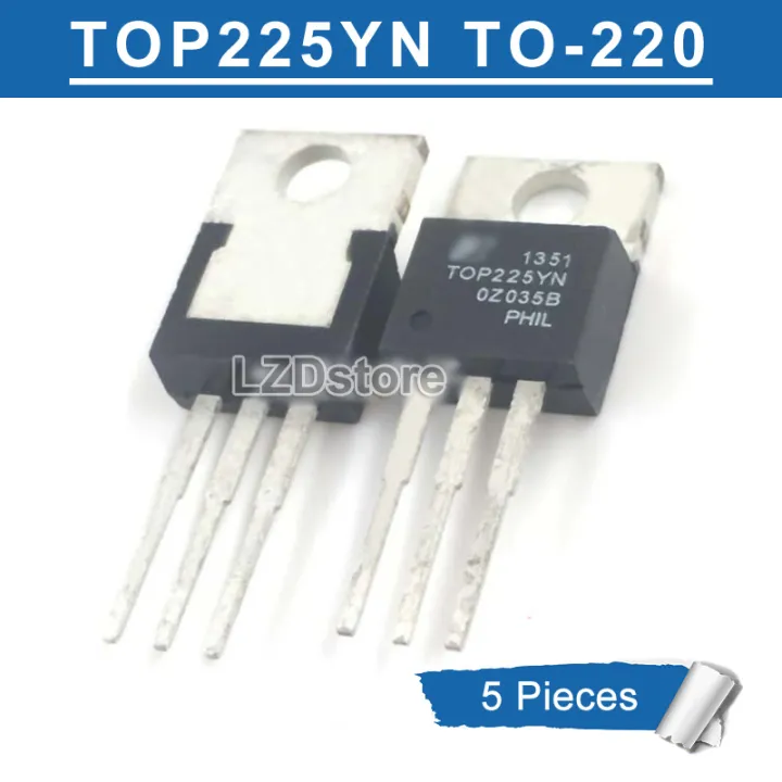 5pcs TOP225Y TOP225YN TOP225 TO-220 Power Management Chip | Lazada PH