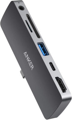 Anker USB C Hub for iPad Pro, PowerExpand Direct 6-in-1 USB C Adapter, with 60W Power Delivery, 4K HDMI, Audio, USB 3.0, SD and microSD Card Reader (Not Compatible with iPad Pro and iPad Mini 2021)