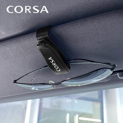Car Glasses Clip Card Holder Accessories For Opel Corsa C D E F A B Gsi 1.6T OPC Line 1.4T Turbo Corsavan 2004 2007 2008 2011