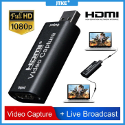Thẻ Quay Video JTKE 1080P, Hộp Ghi Hình USB 2.0 HDMI Fr Máy Quay DVD Trò