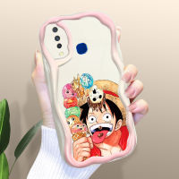 ปากกาสำหรับ Vivo Y01 Y01A Y12 Y02S Y12A Y12S Y15 Y15A Y15C Y15S Y16การ์ตูน Lufei เคสโทรศัพท์เนื้อครีมและขอบลอนนุ่มฝาครอบป้องกันซิลิโคน