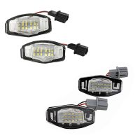 2Pcs Car Led License Plate Light License Plate Light Lamp For Accord