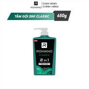 Tắm gội 2 trong 1 Romano Classic 650g