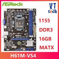 ใช้ H61M-VS4แผงวงจรการ์ดจอหลักในตัว ASRock H61 H61M LGA 1155 DDR3 RAM 16G