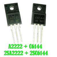 (1คู่) A2222 , C6144 , 2SA2222 ,  2SC6144 , TRANSISTOR