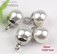 ▣❈ 10pcs/lot Size:10mm (13/32 quot;) Exquisite Pearl Color Buttons Resin Metal Shank Buttons for Garment Accessories(ss-134-1)