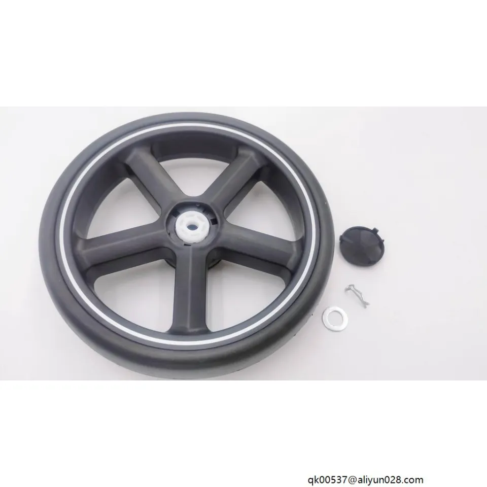 Baby stroller wheel top replacement