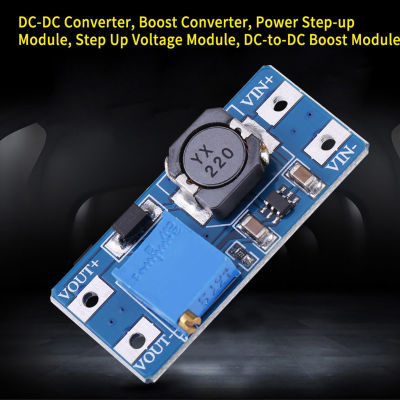 MT3608 ตัวแปลง DC-DC MT3608 โมดูลเพิ่มแรงดันไฟฟ้า DC เป็น DC สำหรับหม้อแปลงไฟฟ้ากำลังแบบเก็บแบตเตอรี่