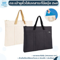 กระเป๋าหูหิ้วใส่เอกสาร กระเป๋าเก็บโน๊ตบุ๊ค Deli ขนาด A4 Official Briefcase (จำนวน 1 ใบ)